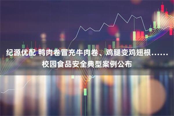 纪源优配 鸭肉卷冒充牛肉卷、鸡腿变鸡翅根……校园食品安全典型案例公布